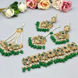 Choker with jhomar set