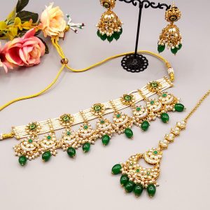 Meenakari choker set