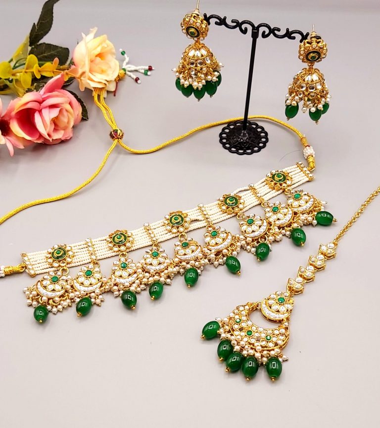 Meenakari Choker Set