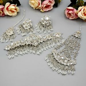 Silver bridal set