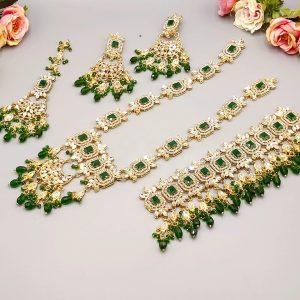 Stones choker and mala bridal sets