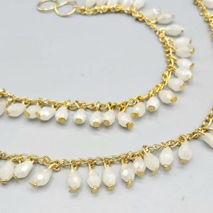 Beaded anklets