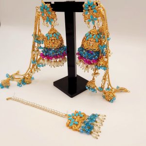 Jhomka set with chain saraha