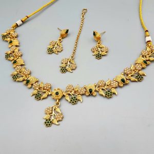 Leaf necklace set