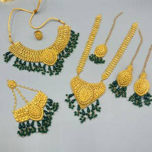 24K gold plated bridal set