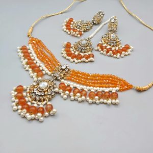 Beaded choker set