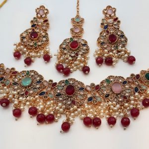 Handcrafted Premium Choker Sets – Perfect for Weddings & Festive Occasions