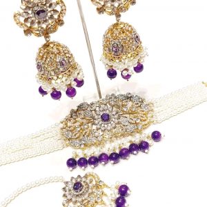 Luxury Bridal Choker Jewellery Set for Special Occasions